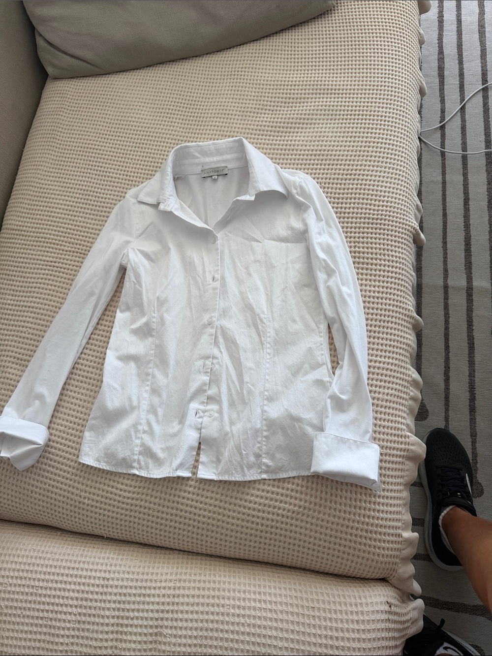 Classic White women’s Dress Shirt - Tailored Long Sleeve